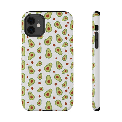 Avocado Pattern Impact-Resistant Phone Case - Fun & Functional