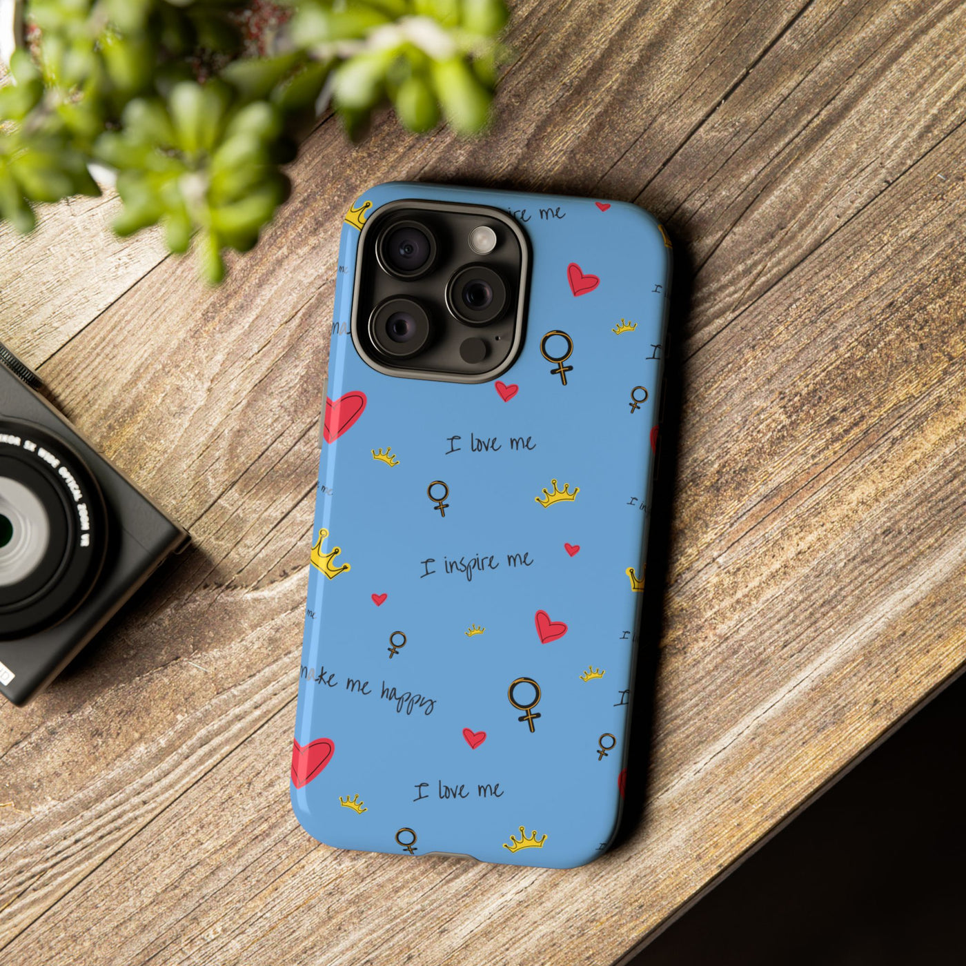Inspiring Phone Case - 'I Love Me' Design - Tough Cases