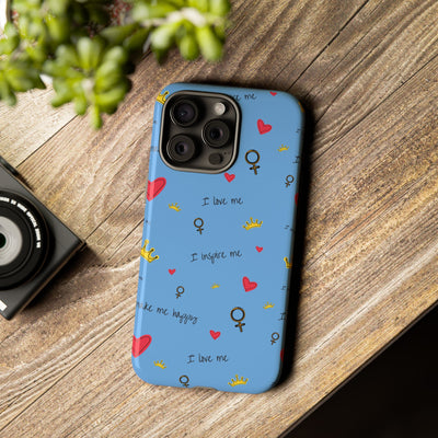 Inspiring Phone Case - 'I Love Me' Design - Tough Cases