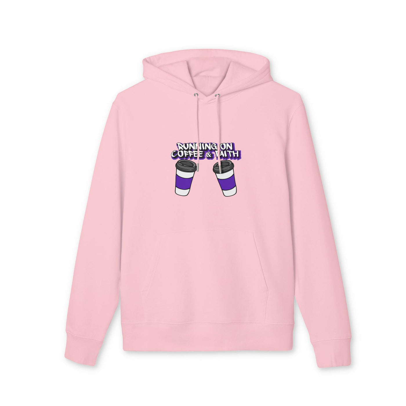 Unisex Hoodie - "Running on Coffee & Faith" Casual Wear
