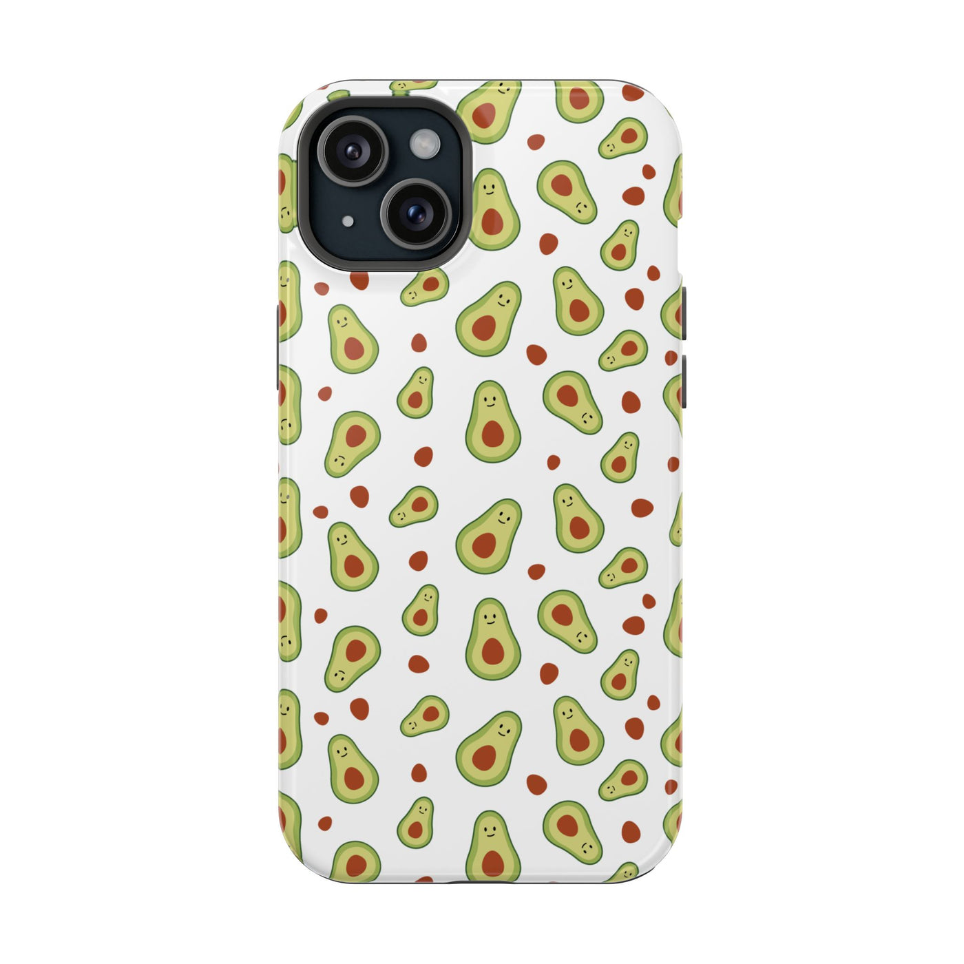 Avocado Pattern Impact-Resistant Phone Case - Fun & Functional