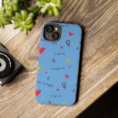 Inspiring Phone Case - 'I Love Me' Design - Tough Cases