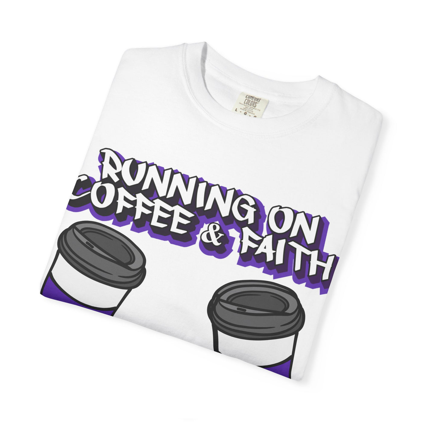 Coffee & Faith Unisex T-Shirt, Casual Wear, Gift for Coffee Lovers, Faith-Inspired Apparel, Comfortable Everyday Tee