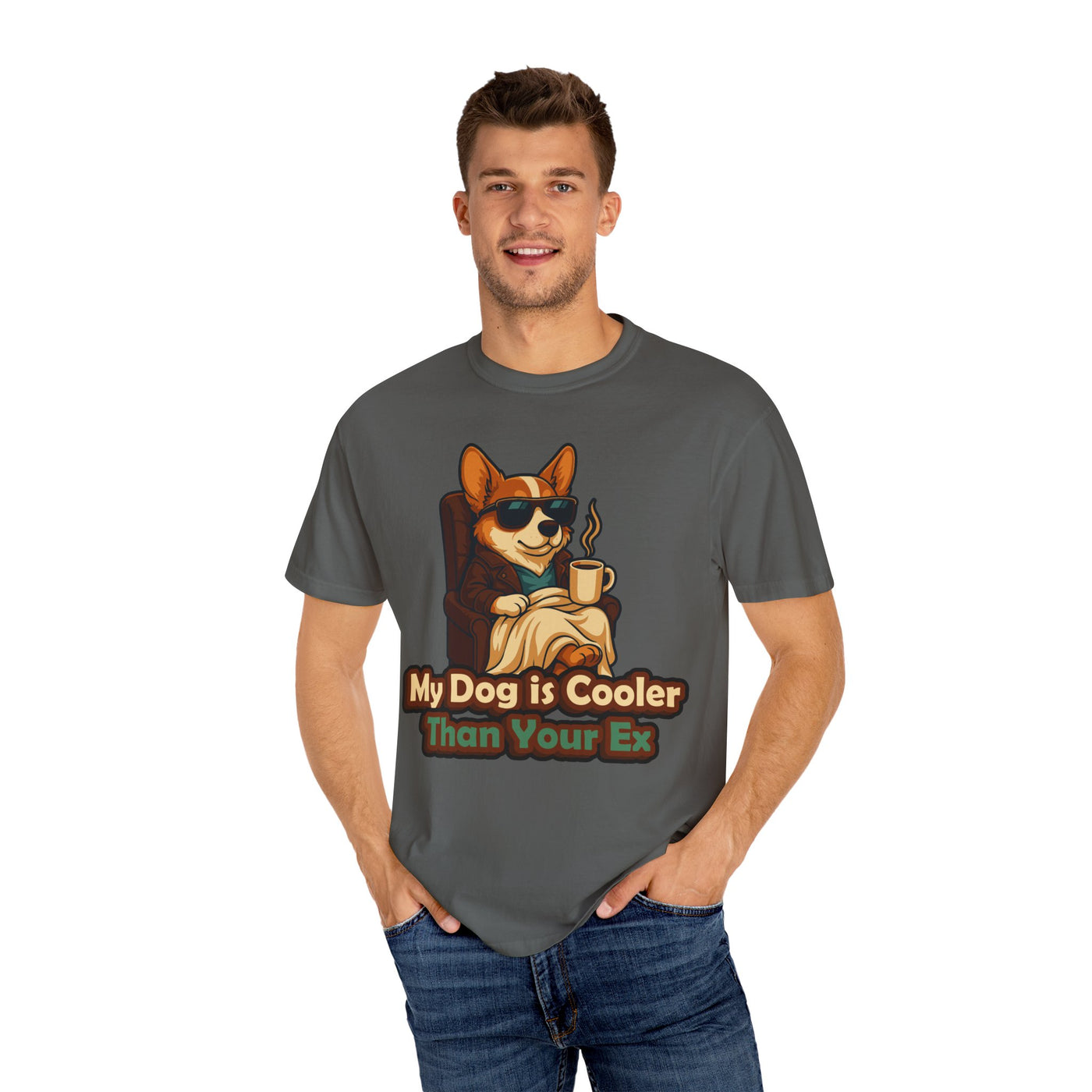Dog Lover T-Shirt - Funny Cool Dog Quote Unisex Garment-Dyed Tee