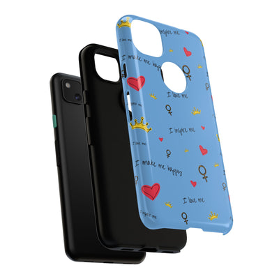 Inspiring Phone Case - 'I Love Me' Design - Tough Cases