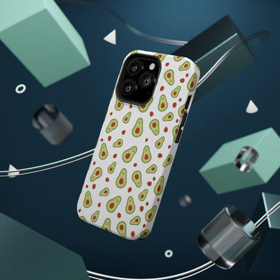 Avocado Pattern Impact-Resistant Phone Case - Fun & Functional