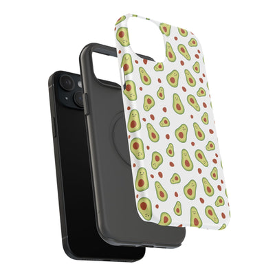 Avocado Pattern Impact-Resistant Phone Case - Fun & Functional