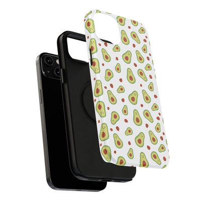 Avocado Pattern Impact-Resistant Phone Case - Fun & Functional