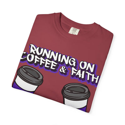 Coffee & Faith Unisex T-Shirt, Casual Wear, Gift for Coffee Lovers, Faith-Inspired Apparel, Comfortable Everyday Tee