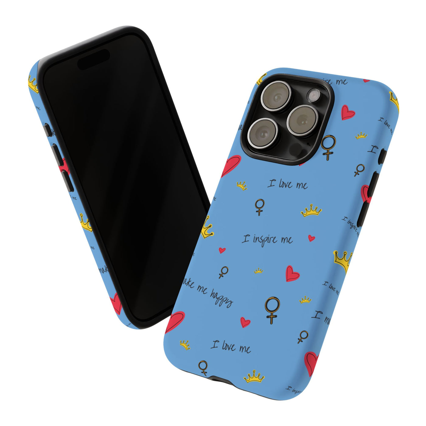 Inspiring Phone Case - 'I Love Me' Design - Tough Cases
