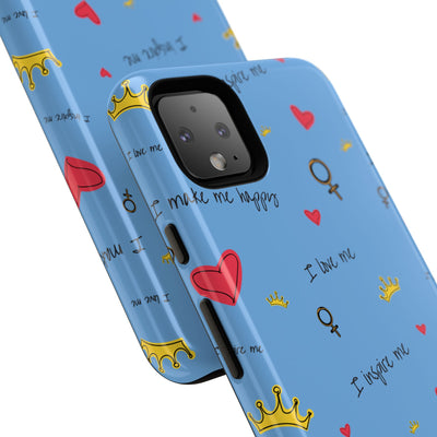 Inspiring Phone Case - 'I Love Me' Design - Tough Cases