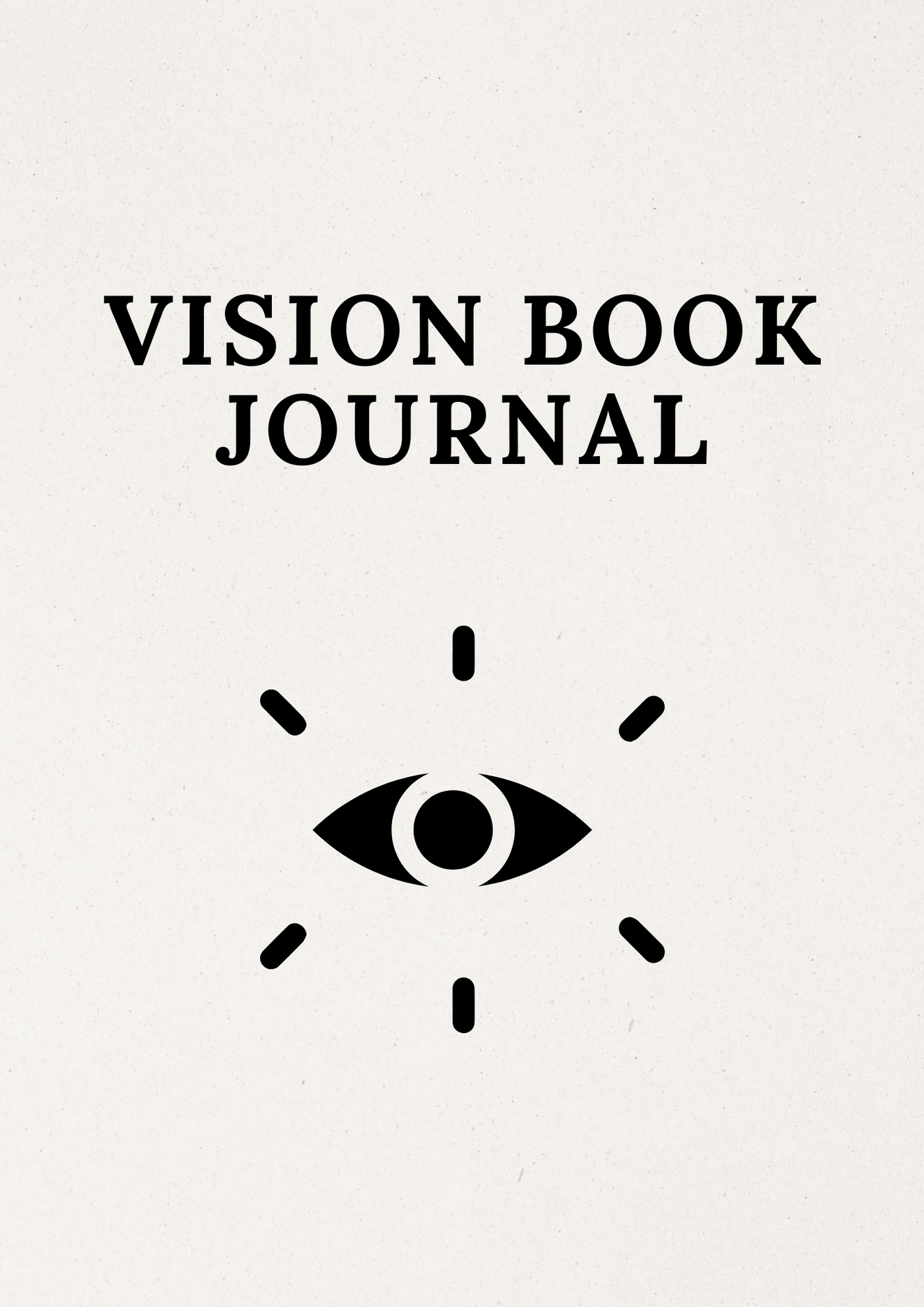 Vision Book Journal